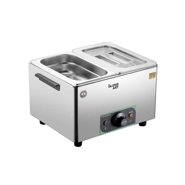 Blend Art Electric Chocolate Melter 2 Pan Stainless Steel 600W