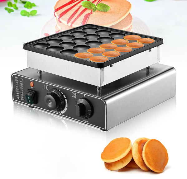 Mini Pancake Maker 25 Pcs Nonstick 950W