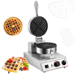 Commercial Belgian Waffle Maker Non-Stick Stainless